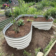 YoYoBloom 17" Tall Heart-Shaped Metal Raised Garden Bed| Upgrade 2.0 Knee-High Design image 18