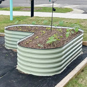 YoYoBloom 17" Tall Heart-Shaped Metal Raised Garden Bed| Upgrade 2.0 Knee-High Design image 8