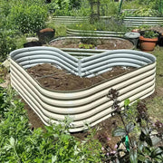 YoYoBloom 17" Tall Heart-Shaped Metal Raised Garden Bed| Upgrade 2.0 Knee-High Design image 17