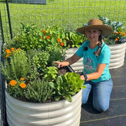 YoYoBloom 17" Tall Heart-Shaped Metal Raised Garden Bed| Upgrade 2.0 Knee-High Design image 15