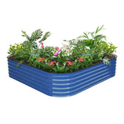 YoYoBloom 17" Tall L-Shaped Metal Raised Garden Bed| Upgrade 2.0 Knee-High Design image 21