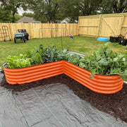 YoYoBloom 17" Tall L-Shaped Metal Raised Garden Bed| Upgrade 2.0 Knee-High Design image 11