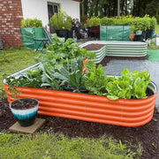 YoYoBloom 17" Tall L-Shaped Metal Raised Garden Bed| Upgrade 2.0 Knee-High Design image 12