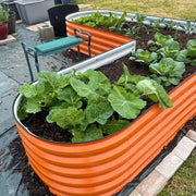 YoYoBloom 17" Tall L-Shaped Metal Raised Garden Bed| Upgrade 2.0 Knee-High Design image 9