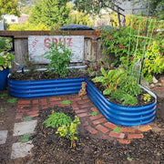 YoYoBloom 17" Tall L-Shaped Metal Raised Garden Bed| Upgrade 2.0 Knee-High Design image 13