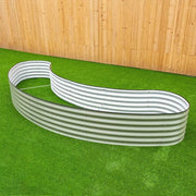 YoYoBloom 17" Tall New Moon Metal Raised Garden Bed | Knee-High Design image 16