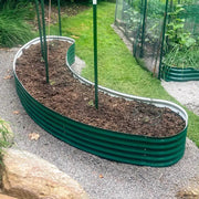 YoYoBloom 17" Tall New Moon Metal Raised Garden Bed | Knee-High Design image 10