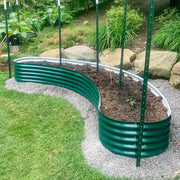 YoYoBloom 17" Tall New Moon Metal Raised Garden Bed | Knee-High Design image 11