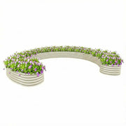 YoYoBloom 17" Tall New Moon Metal Raised Garden Bed | Knee-High Design image 23
