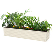 YoYoBloom 17" Tall 8' x 2' Rectangle Metal Raised Garden Bed (9-in-1) | Upgrade 2.0 Knee-High Design image 18