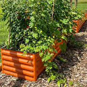 YoYoBloom 17" Tall 8' x 2' Rectangle Metal Raised Garden Bed (9-in-1) | Upgrade 2.0 Knee-High Design image 13