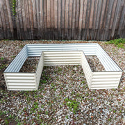 YoYoBloom 17" Tall U-Shape Rectangle Metal Raised Garden Bed | Upgrade 2.0 Knee-High Design image 7