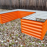 YoYoBloom 17" Tall U-Shape Rectangle Metal Raised Garden Bed | Upgrade 2.0 Knee-High Design image 10