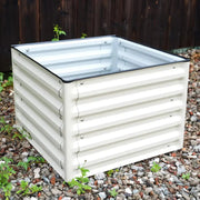 YoYoBloom 17" Tall 2'x2' Square Metal Raised Garden Bed Twin Pack | Upgrade 2.0 Knee-High Design image 9