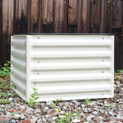 YoYoBloom 17" Tall 2'x2' Square Metal Raised Garden Bed Twin Pack | Upgrade 2.0 Knee-High Design image 10