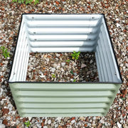 YoYoBloom 17" Tall 2'x2' Square Metal Raised Garden Bed Twin Pack | Upgrade 2.0 Knee-High Design image 7