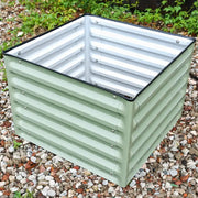 YoYoBloom 17" Tall 2'x2' Square Metal Raised Garden Bed Twin Pack | Upgrade 2.0 Knee-High Design image 8