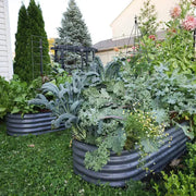 YoYoBloom 17" Tall U-Shape Large Size Metal Raised Garden Bed| Upgrade 2.0 Knee-High Design image 12