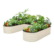 YoYoBloom 17" Tall U-Shape Large Size Metal Raised Garden Bed| Upgrade 2.0 Knee-High Design image 21