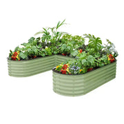 YoYoBloom 17" Tall U-Shape Large Size Metal Raised Garden Bed| Upgrade 2.0 Knee-High Design image 20