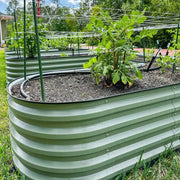 YoYoBloom 17" Tall U-Shape Large Size Metal Raised Garden Bed| Upgrade 2.0 Knee-High Design - Night blue image 5