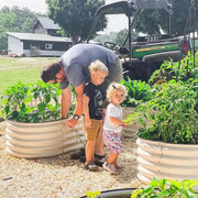 YoYoBloom 17" Tall U-Shape Large Size Metal Raised Garden Bed| Upgrade 2.0 Knee-High Design image 11