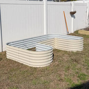 YoYoBloom 17" Tall U-Shape Standard Size Metal Raised Garden Bed| Upgrade 2.0 Knee-High Design image 16