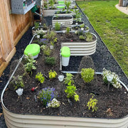YoYoBloom 17" Tall U-Shape Standard Size Metal Raised Garden Bed| Upgrade 2.0 Knee-High Design - Reseda green image 3