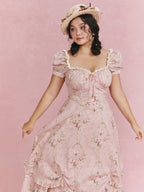 Blush Garden Vintage Floral Dress