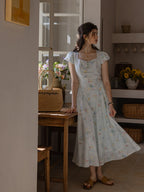 Whispering Blossoms Cotton Dress