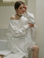 Ethereal Lace Ballet Skirt
