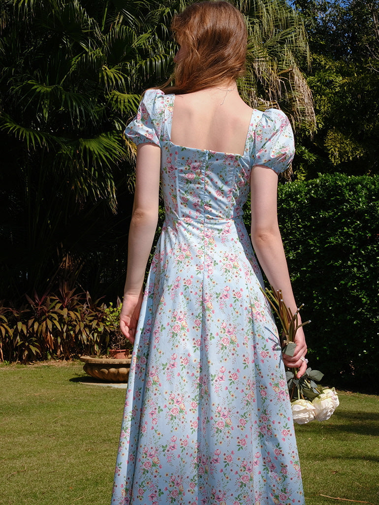 Sophie's Pink Blossom Sky Dress