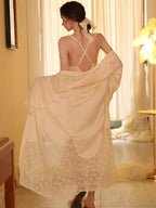 Vintage Lace Elegance Nightgown Set