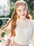 Sheer Elegance Lace Blouse