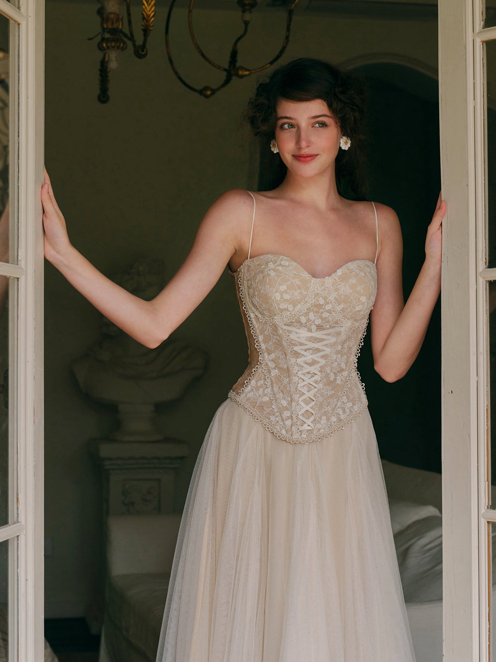 Eleanor's Graceful Mesh Skirt