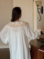 Golden Orchard Two-Piece Lace Loungewear Set