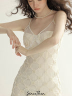 Ethereal Floral Lace Fairy Dress