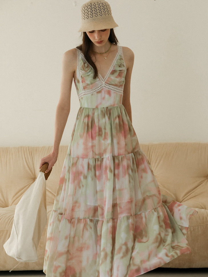 Amelia's Elegant Vacation Dress