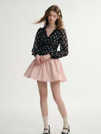 Midnight Rose Vintage Blouse
