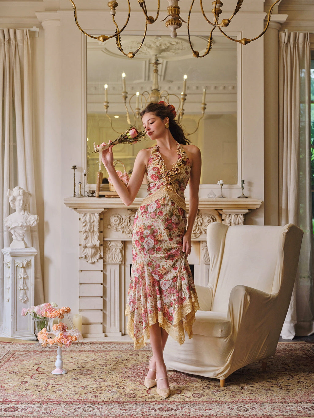 Victoria's Vintage Rose Dress