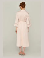 Rose Petal Bloom Lace Nightgown Set