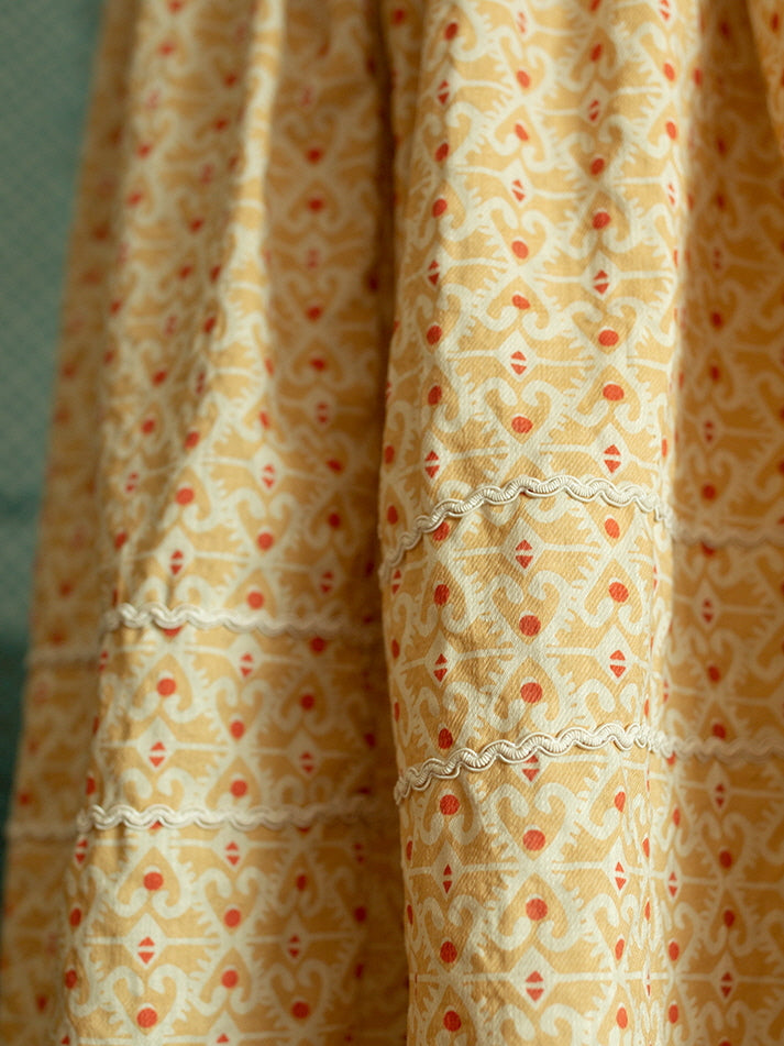 Lillian's Yellow Frill Dress