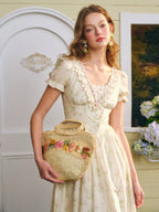 Enchanted Garden Vintage Lace Dress