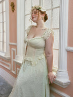 Ethereal Lace Coquette Dress