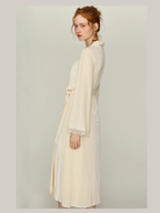 Ivory Whisper Lace Nightgown & Robe
