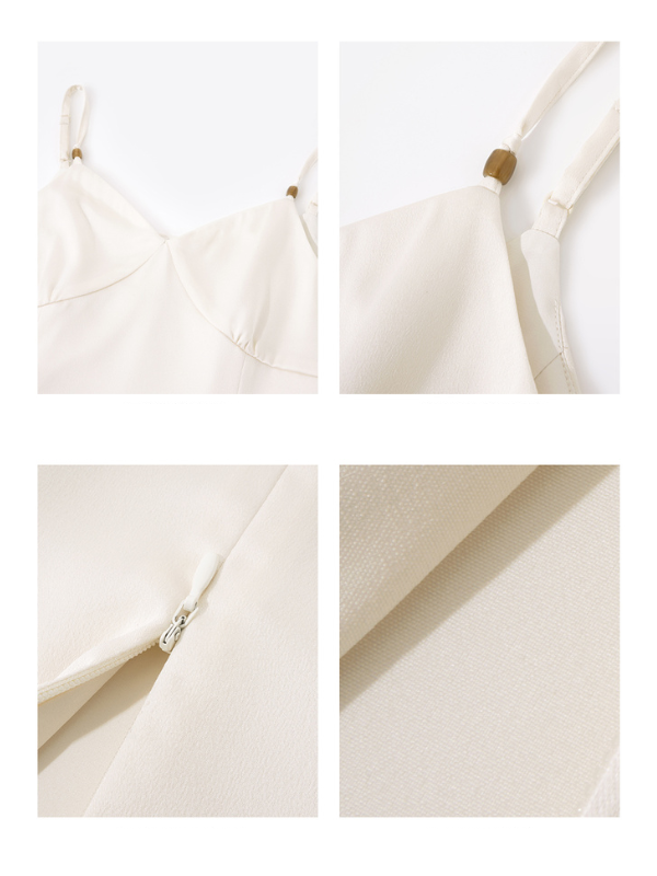 Whispering Petal Satin Top & Embroidered Tulle Skirt