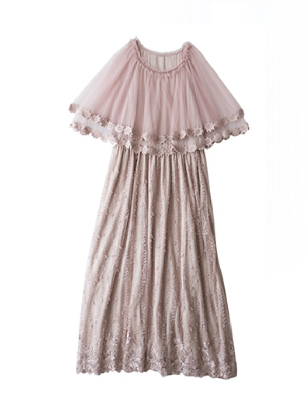 Serene Pink Elegance Dress