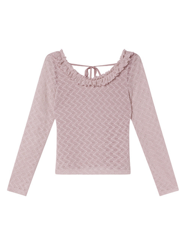 Romantic Ruffle Lace Blouse