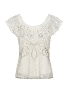 Emily's Vintage Beaded Elegance Top