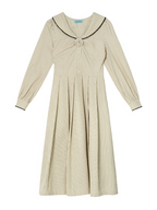 Striped Sailor Collar Dress